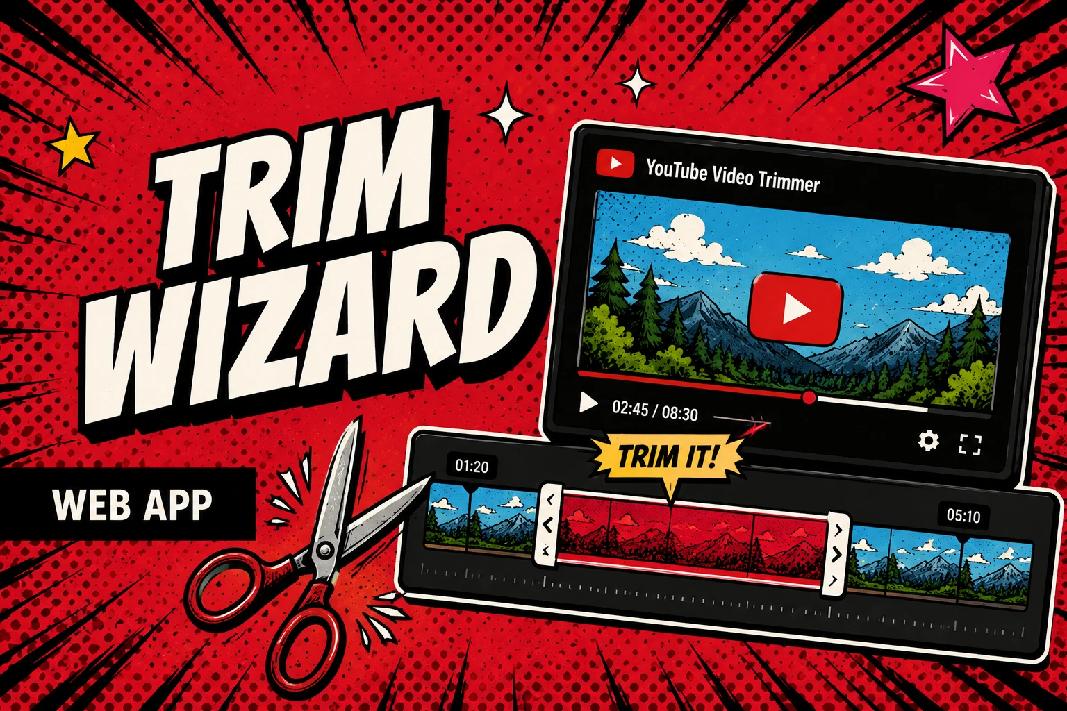 YouTube Video Trimmer Project Banner
